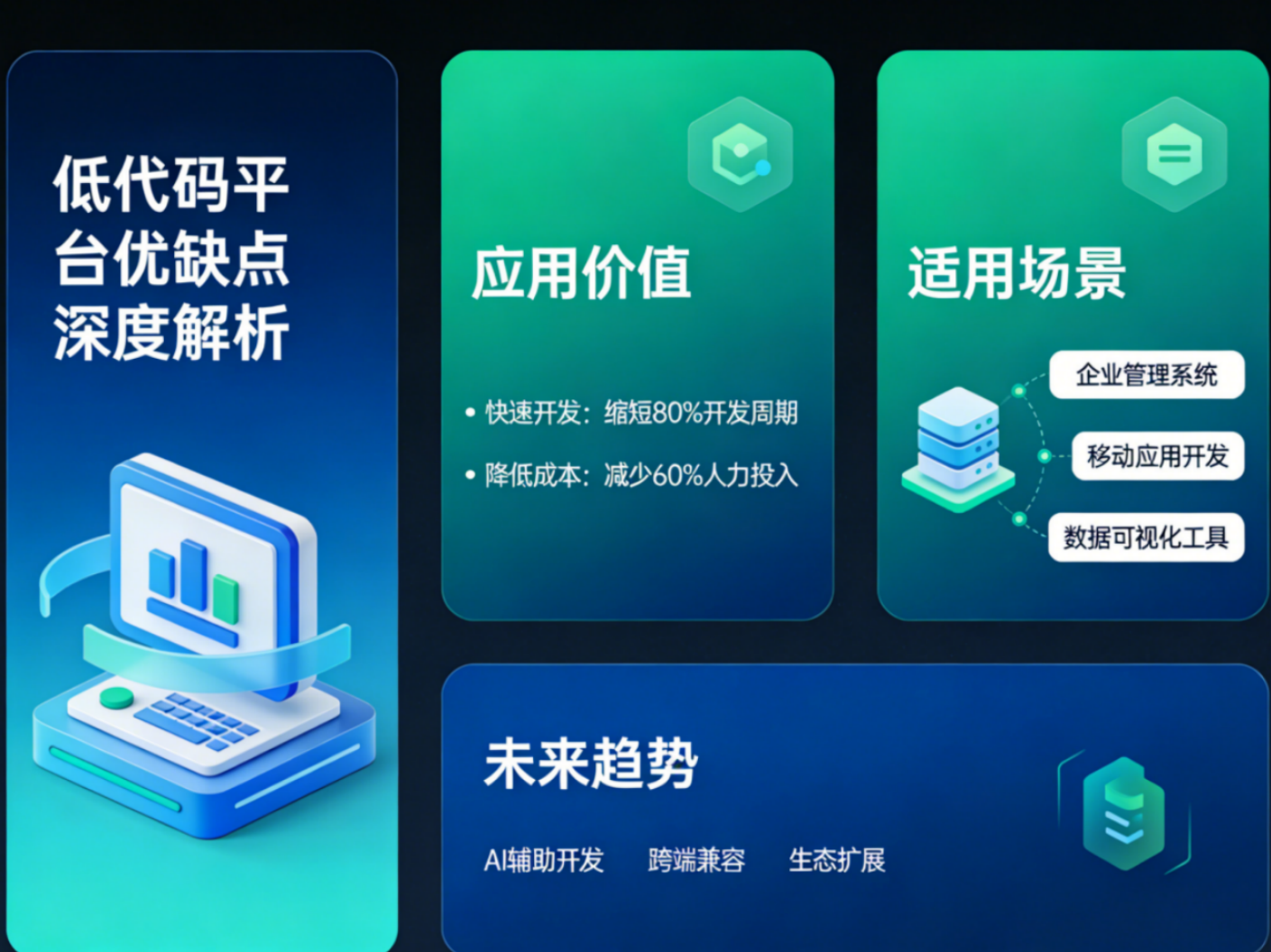 低代碼平臺優缺點深度解析：應用價值、適用場景與未來趨勢